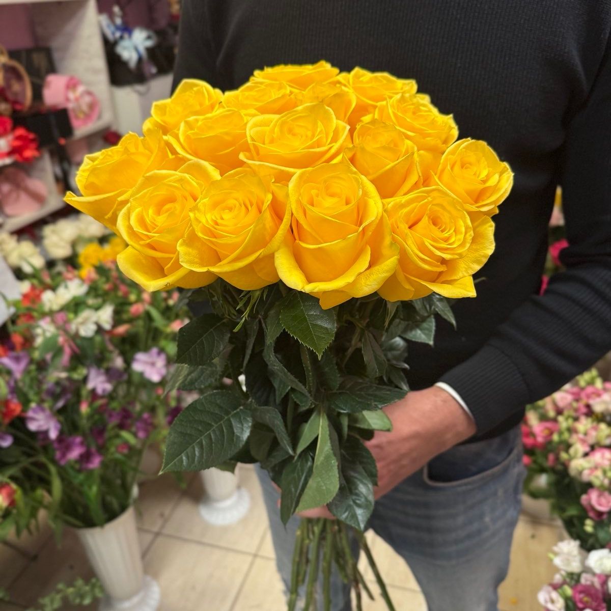 Цветя с панделка