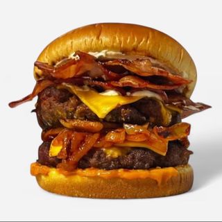 Двоен Телешки чийз с печен бекон (490гр)