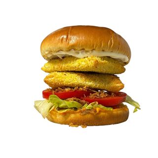 Бургер с криспи кашкавал