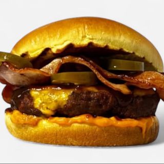 Телешки Бъргър с Печен бекон (370г)
