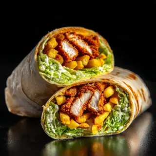 Crispy chicken wrap с картофки (350г)
