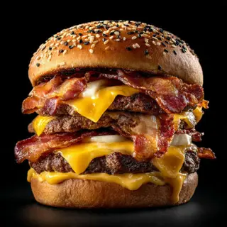 KING Quicky Burger с картофки (450г)