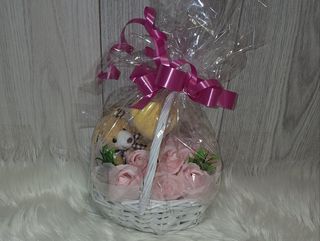 Кошница със сърце и мече