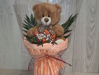 Мече в букет