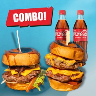 Dess Бургер + 3:14 Бургер + 2бр. Кока Кола 0.5