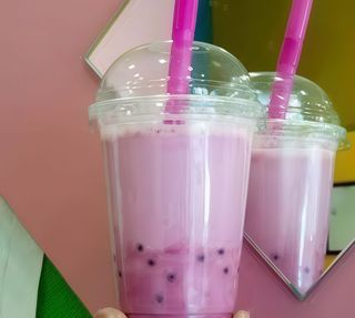 Bubble tea с боровинка