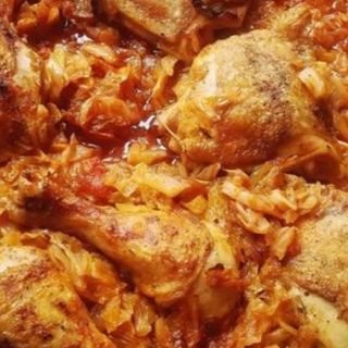 Пиле с кисело зеле