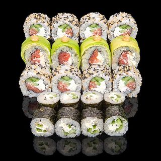 Сет пушена сьомга (20 бр - 430 гр)