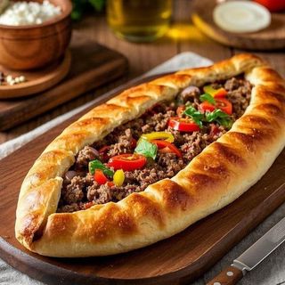 Пиде с телешка кайма 