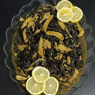 Млухия. С пилешко месо