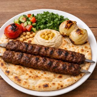 порця кебап на жар