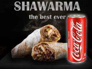 Голяма шавърма +кола 330мл