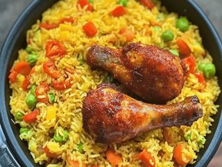 бърияни ориз с парти бутчета