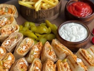 арабска порция шавърма  двойна