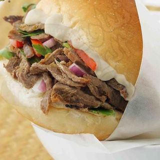 бургер с телшки месо от шиша