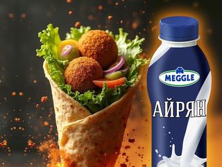 Голям фалафел +ариян мигле500мл