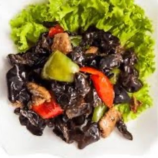 194. Скариди с китайски бяла и черна гъби (700г)