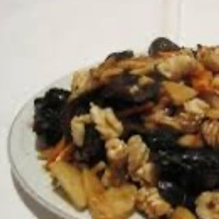 195. Калмари с китайски бяла и черна гъби (700г)