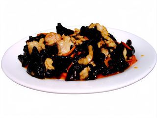 134. Свинско с китайски гъби (700г)