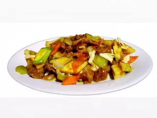 157. Три вида месо със зеленчуци (700г)