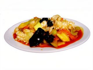 170. Калмари със зеленчуци (700г)