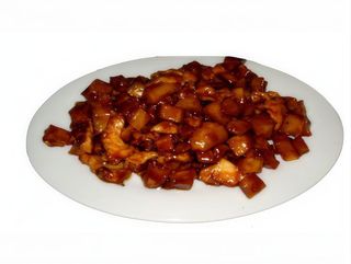 186. Пържени картофи със соев сос 700г