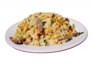 208. Ориз със свинско и зеленчуци 700г