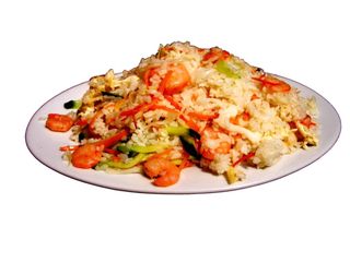 211. Ориз със скариди и зеленчуци (700г)