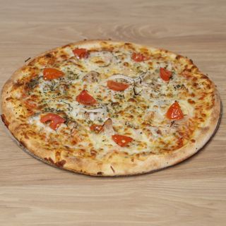 Пица с дърпано свинско месо