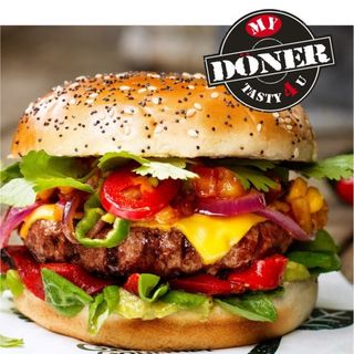 Двоен пилешки бургер (480г)