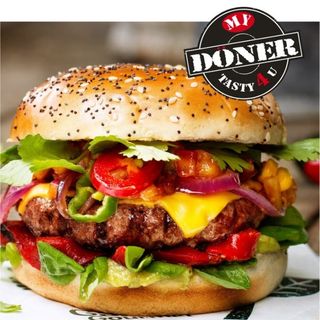 Двоен телешки бургер (480г)