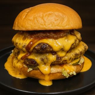 Двоен Чийзбургер (450г)