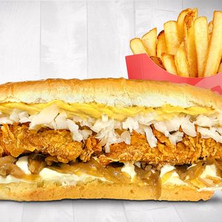 Hot Dog + картофки