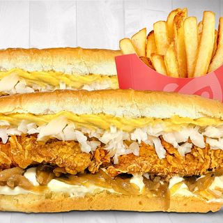 Hot Dog 2 броя + картофки