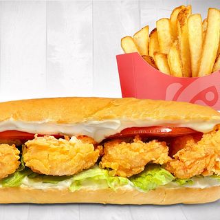 Po`Boy сандвич + картофки