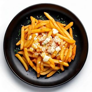 Пържени картофи със сирене