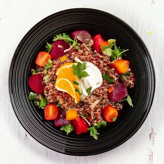 Салата с киноа