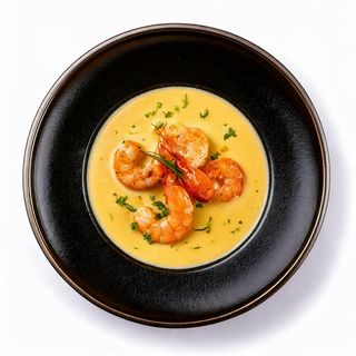 Кралски скариди с сос Биск