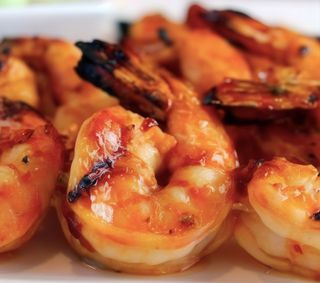 Кралски скариди на жар