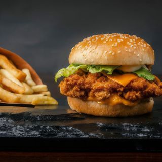 Бургер Smash Chicken Cheese