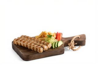 3бр Кебапче или кюфте с гарнитура  (380г)