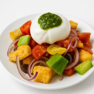 Салата Панцанела с Бурата