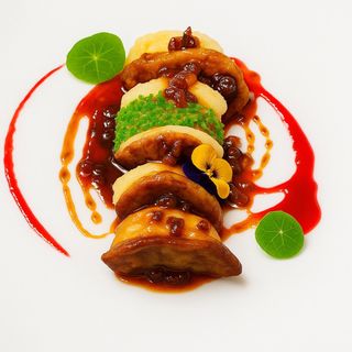 Фино сотиран патешки дроб