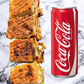 Izzy Going Sandwich + Coca Cola