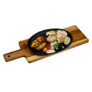 Пилешко филе със скаморца (380г)