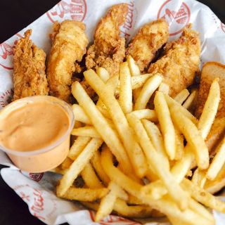 Пилешки филенца и Картофки (350г)