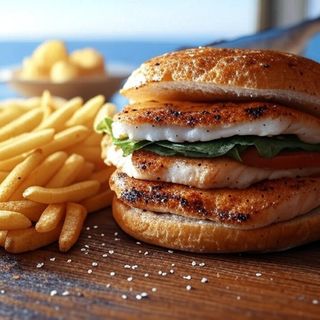 Рибен BBQ бургер