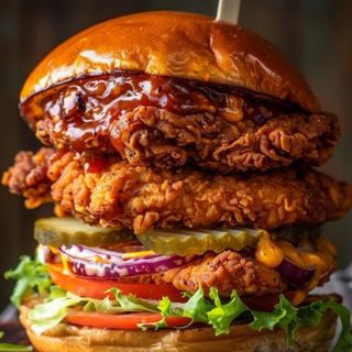 Desi chick madness burger 