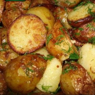 Картофи соте с копър и чесън (300гр)