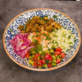 Порция с пиле